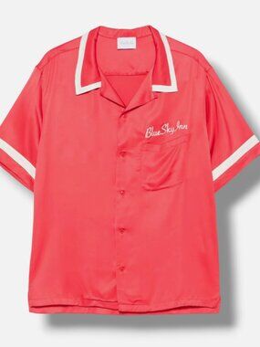 Blue Sky Inn Men's Red Waiter Shirt Size S